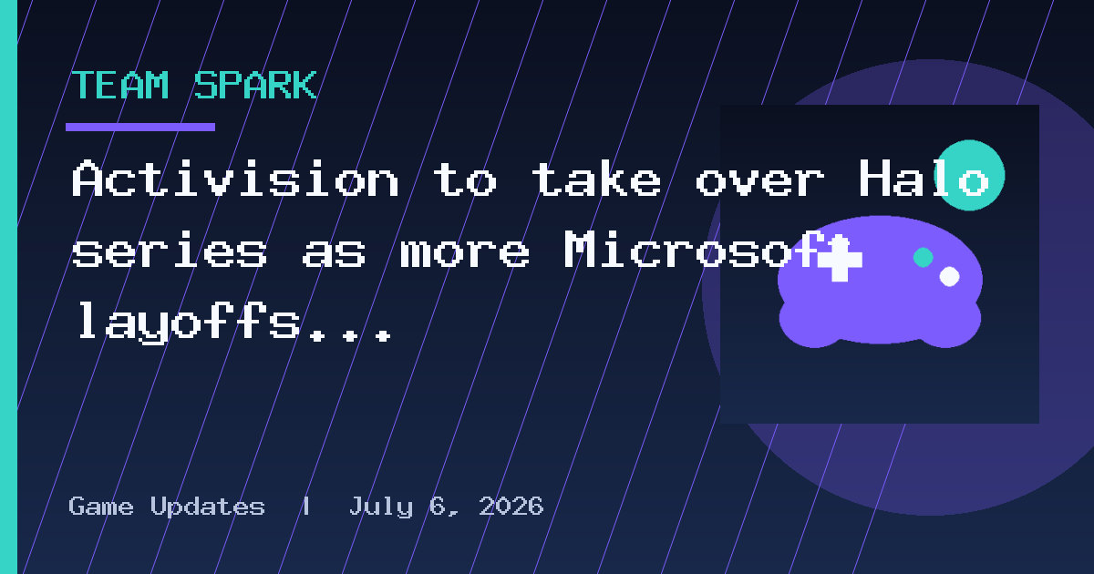Activision to take over Halo series as more Microsoft layoffs hit Halo Studios