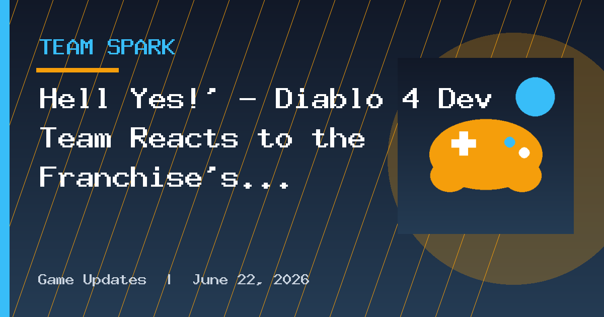 Hell Yes!’ - Diablo 4 Dev Team Reacts to the Franchise’s New Netflix Show