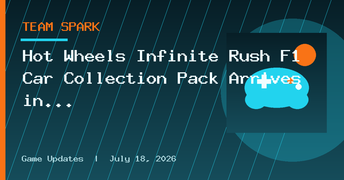 Hot Wheels Infinite Rush F1 Car Collection Pack Arrives in March 2027