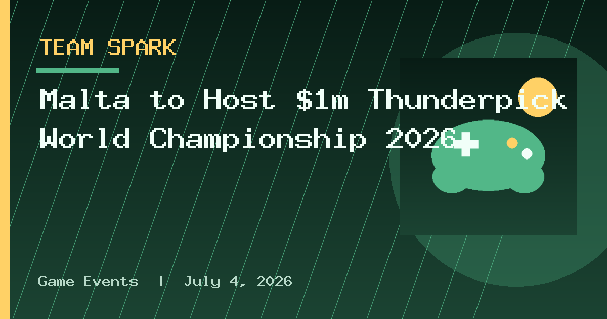 Malta to Host $1m Thunderpick World Championship 2026
