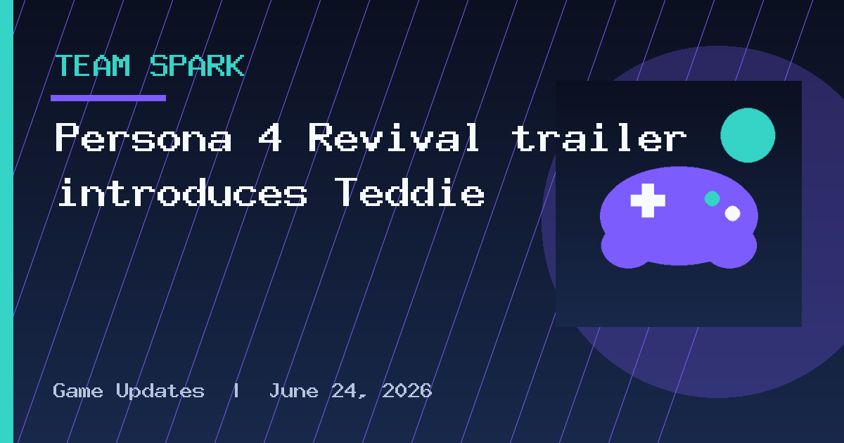 Persona 4 Revival trailer introduces Teddie