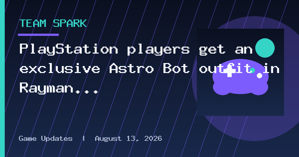 PlayStation players get an exclusive Astro Bot outfit in Rayman Legends Retold