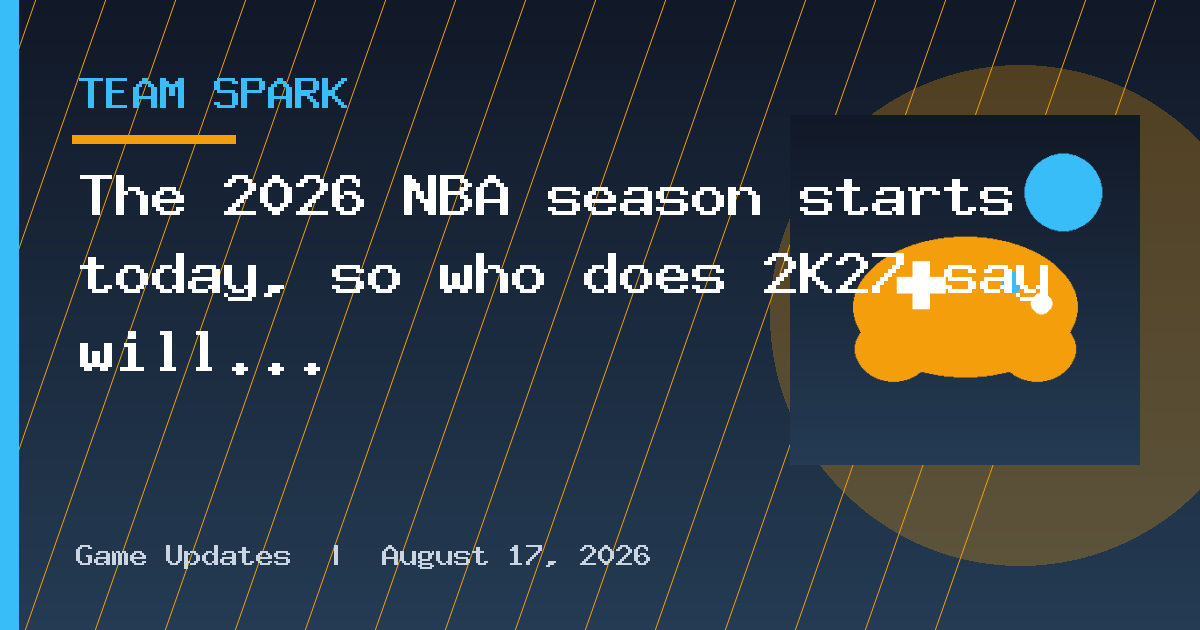 The 2026 NBA season starts today, so who does 2K27 say will win